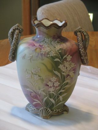 antique nippon moriage vase 4