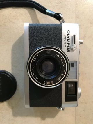 Classic Vintage Olympus 35rc Rangefinder Camera 42mm 1:2.  8 E.  Zuiko Lens