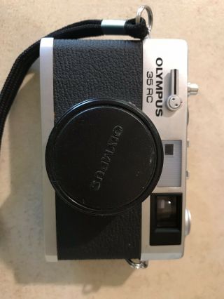 Classic vintage Olympus 35RC Rangefinder Camera 42mm 1:2.  8 E.  Zuiko Lens 7