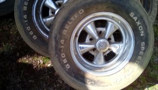 2 Vintage Crager Ss 14x8 Wheels And Tires Unilug