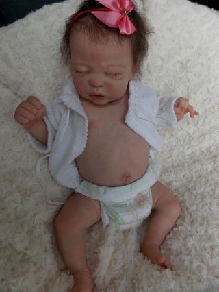 Rare Reborn Baby Girl Doll QUINLYNN by LAURA LEE EAGLES 10