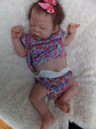 Rare Reborn Baby Girl Doll QUINLYNN by LAURA LEE EAGLES 12