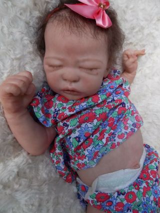 Rare Reborn Baby Girl Doll QUINLYNN by LAURA LEE EAGLES 3