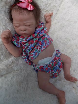 Rare Reborn Baby Girl Doll QUINLYNN by LAURA LEE EAGLES 4