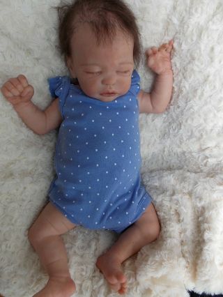 Rare Reborn Baby Girl Doll QUINLYNN by LAURA LEE EAGLES 7