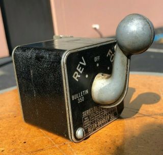 Allen Bradley 350 - Aav32 Rare Vintage Switch Drum Switch Reversing