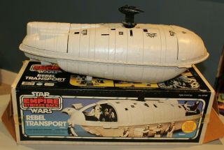 Rare Vtg Star Wars 1982 Rebel Transport 100 Complete Esb W/ Box Mip Nip