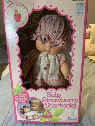 Strawberry Shortcake Blow Kiss Baby Vintage Mib