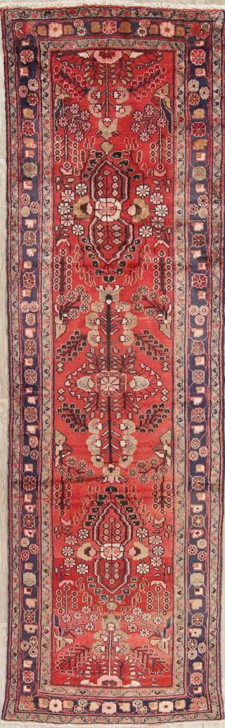 Lilian Persian Runner Rug Handmade Vintage Oriental Floral Carpet 3 X 10 Wool