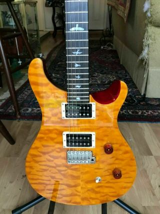 Prs Se Custom 24,  Paul Reed Smith Amber/vintage Quilt Top