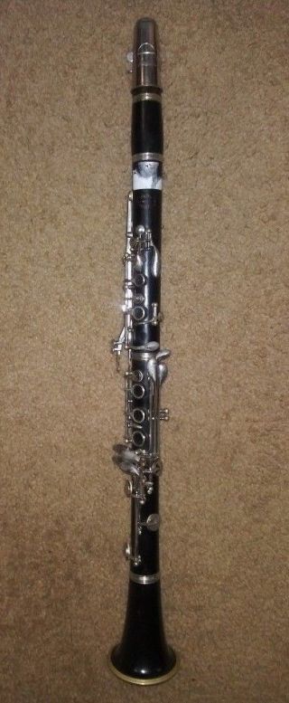 Vintage Clarinet Made In France (evette By Buffet) Paris