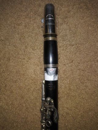 Vintage Clarinet Made in France (Evette By Buffet) Paris 4