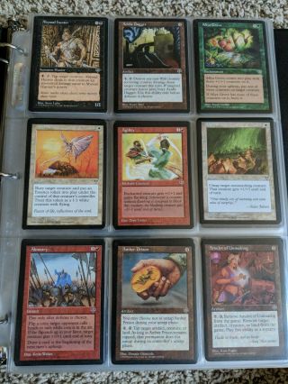 Magic The Gathering Mirage Complete Set Includes Basic Land Very