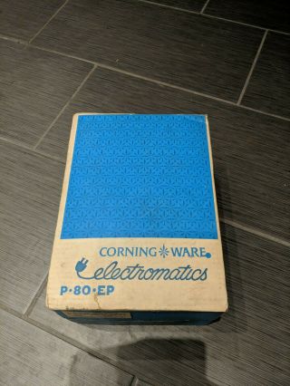 Vintage Corning Ware Blue Cornflower Electric 10 Cup Coffee Pot,  P - 80 2