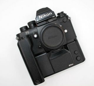 Rare Nikon F3p Press Hp Camera & Md - 4 Motor Drive W/mf - 6b.  Great Cond.  No Res