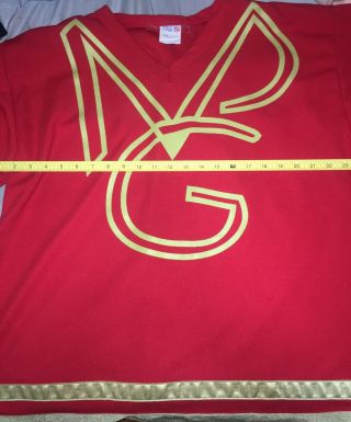 Prince NPG Power Generation Vintage Red Hockey Jersey Shirt XL 90s 3