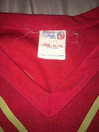Prince NPG Power Generation Vintage Red Hockey Jersey Shirt XL 90s 5