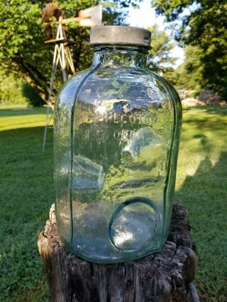 Antique Glass Minnow Trap