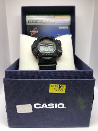 Casio Gw9010 G - Shock Wave Ceptor Alarm Chronograph Men Black Silicone Watch T13