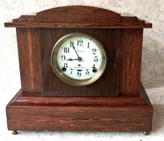 Antique Seth Thomas Adamantine - Sonora Chime Clock - 4 Bell - 8 - Day - 1908 -