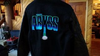 The Abyss Movie Jacket,  James Cameron Very Rare " Jim " Embroidered