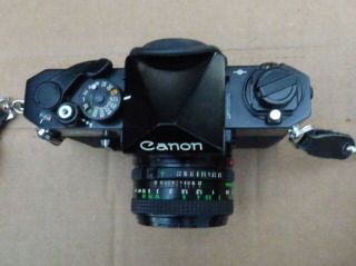 Vintage Canon F1 35mm SLR camera with Canon FD f1;1:8 lens 2