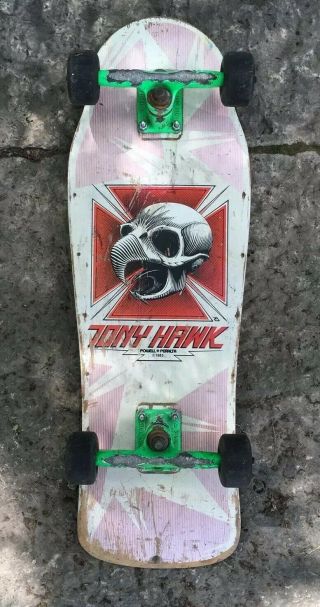 1983 Tony Hawk Chicken Skull Complete Board