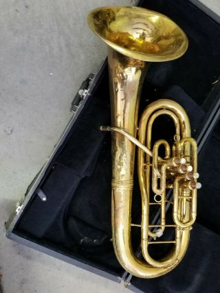Vintage King 2268 (4) Valve Brass Baritone Euphonium Horn