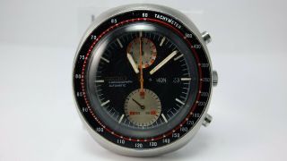 Rare Vintage Stainless Seiko Ufo Yachtmasn 6138 - 0011 Chronograph Day - Date Watch