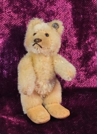 Antique Steiff Teddy Baby/teddy Bear Button In Ear Collectable Blonde Fur,  C1930