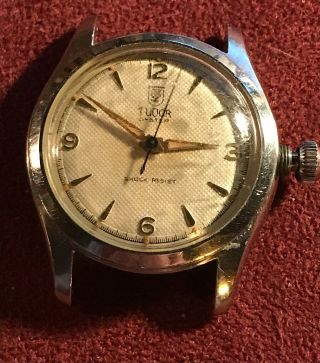 Vintage Rolex Tudor Stainless Steel Oyster Men’s Wristwatch