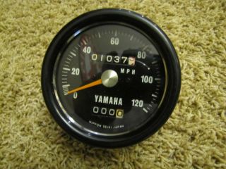 1970 - 71 Yamaha R5 350 Twin Speedometer Vintage Speedo Gauge Rd350 Rd