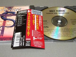 HOLY TERROR - Terror and submission JAPAN CD w/OBI Mega Rare 4