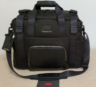 Tumi Alpha Bravo Buckley 232658d Laptop Duffel Gym Bag Black $575 Rare