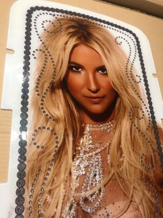 Britney Spears Slot Machine Glass Rare 1 Of A Kind Vegas Perfect For AUTOGRAPH 2