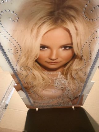 Britney Spears Slot Machine Glass Rare 1 Of A Kind Vegas Perfect For AUTOGRAPH 5
