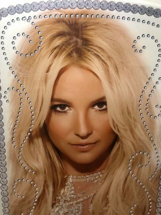 Britney Spears Slot Machine Glass Rare 1 Of A Kind Vegas Perfect For AUTOGRAPH 6