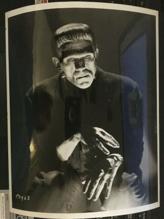 Boris Karloff " Frankenstein " Vintage Press Headshot Photo 59