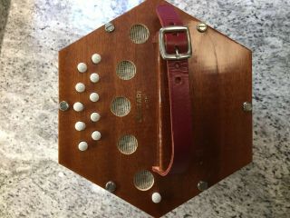 Vintage Bastari 21 Key Concertina Made In Italy