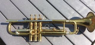 Vintage Selmer Paris 24b B Flat Trumpet