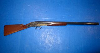 Vintage Daisy Model 21 Double Barrel BB Gun,  Brown Plastic Stock 6