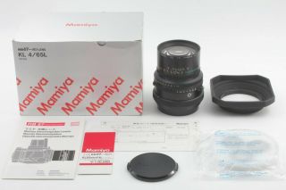 【rare Unused】mamiya K/l Kl 65mm F/4 L Floating System Lens For Rb67 From Japan