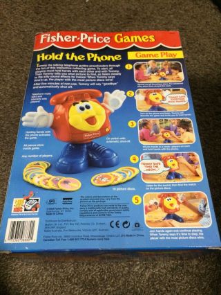 VINTAGE 1994 FISHER - PRICE GAMES HOLD THE PHONE FACTORY 2