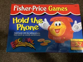 VINTAGE 1994 FISHER - PRICE GAMES HOLD THE PHONE FACTORY 4