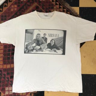 Rare Vintage 1996 Nirvana T Shirt Anvil Men’s Xl