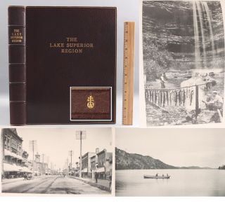 Lrg Antique Arts & Crafts Roycroft Lake Superior Region Michigan Photograph Book