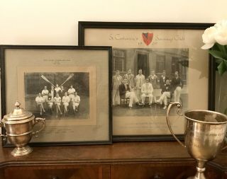 ⭕️ Vintage 1929 Saint Catherine’s College Swimming Club Water Polo Men’s Team 4