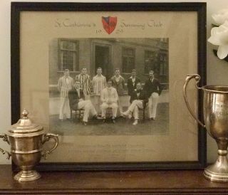 ⭕️ Vintage 1929 Saint Catherine’s College Swimming Club Water Polo Men’s Team 8