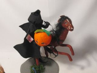 Vintage Annalee Mobilitee Halloween Doll Headless Horseman Sleepy Hollow 10 "