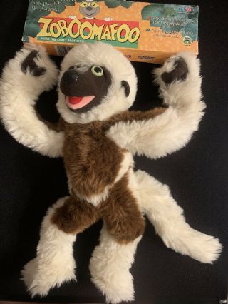 Zoboomafoo 17” Lemur Monkey Plush Toy Vintage Doll Pbs Kids Nwt